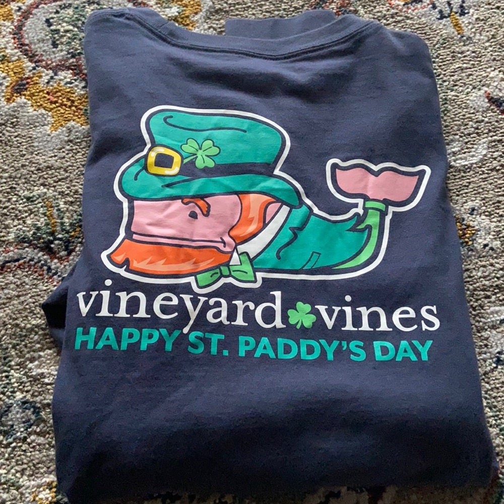 Vineyard Vines Navy St. Paddy’s Day Long Sleeve